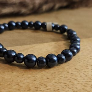 Armband - Dunkelblauen Glasperlen