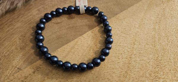 Armband - Dunkelblauen Glasperlen – Bild 2