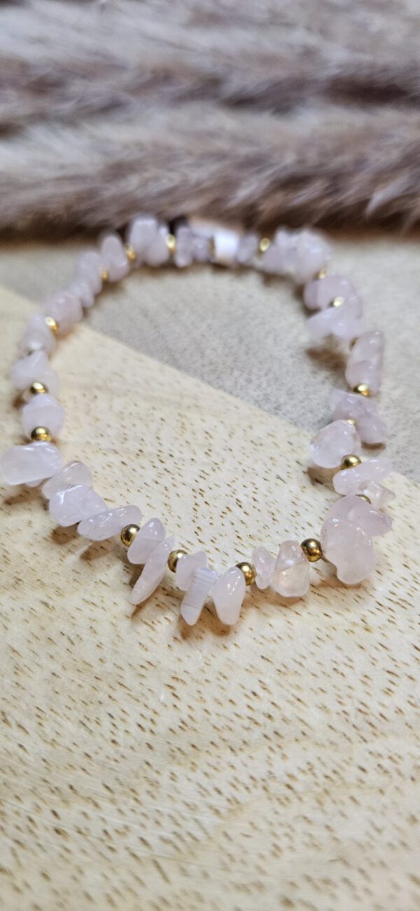 Rosenquarz Armband