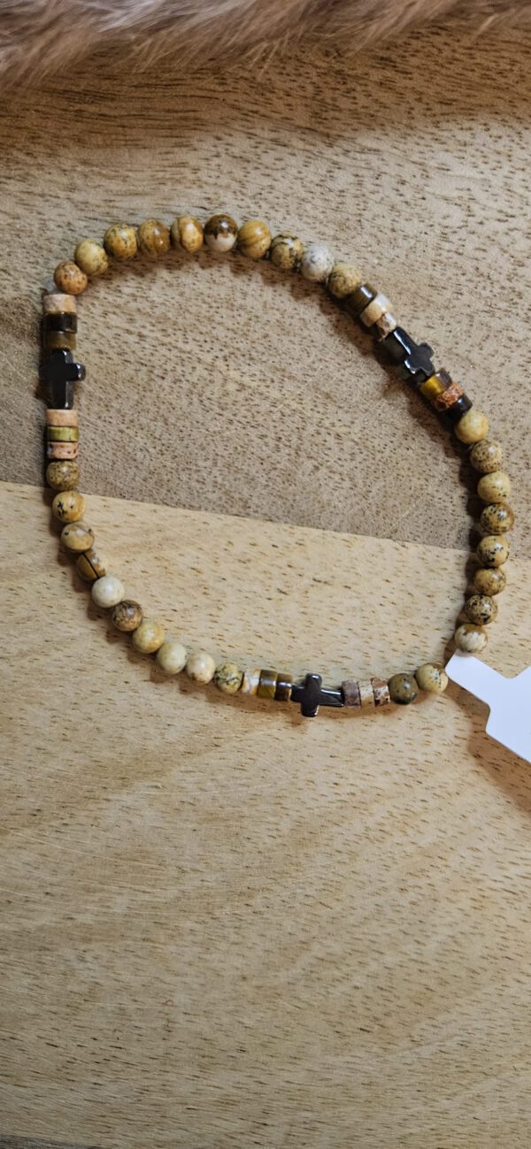 Natürliches Hämatit Armband – Bild 2