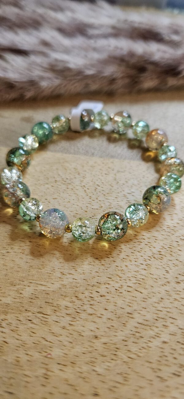 Grün Goldenes Armband
