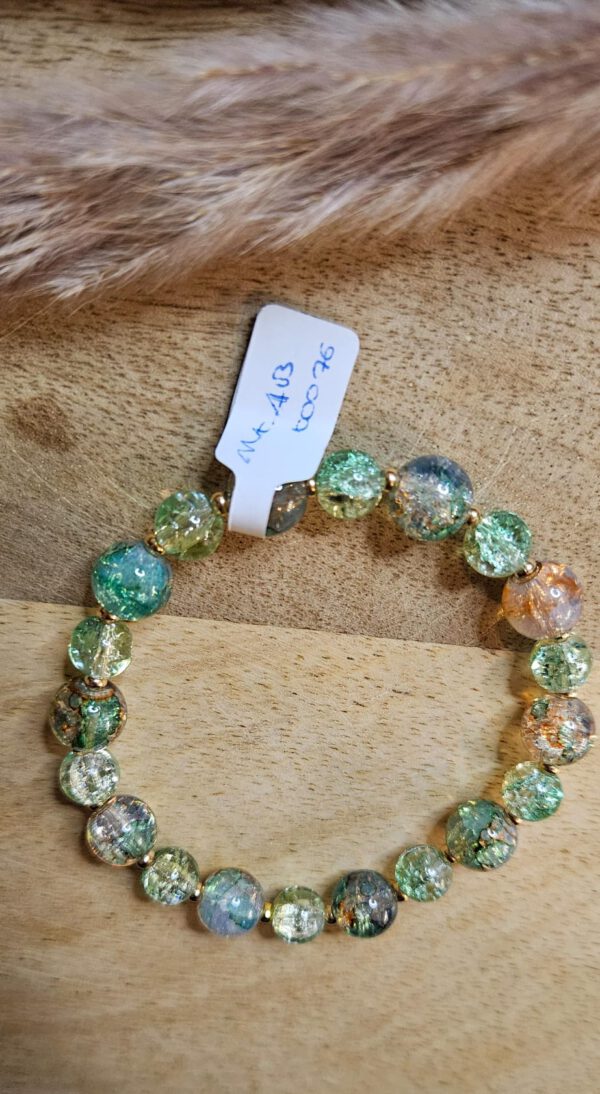 Grün Goldenes Armband – Bild 2