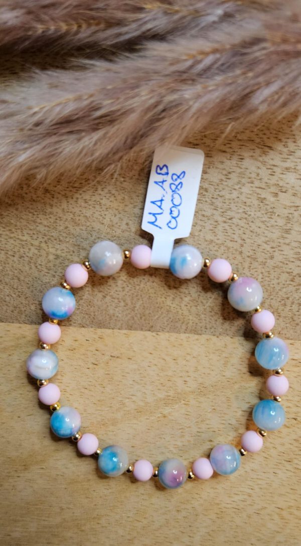 Jaspis Rose Armband – Bild 2