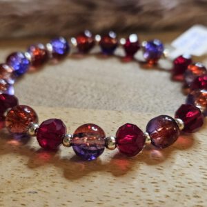 Lila-Rotes Armband