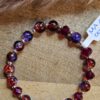 Lila-Rotes Armband – Bild 2