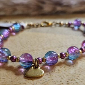 Lila-blaues Armband