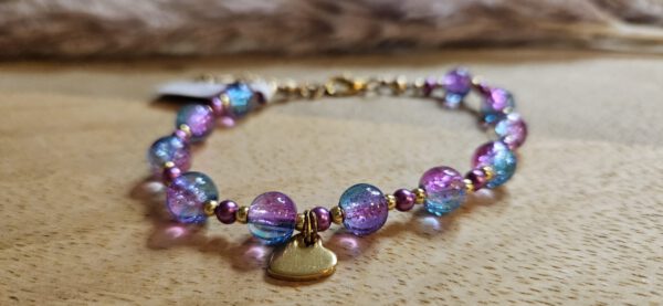 Lila-blaues Armband