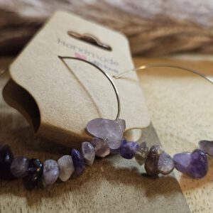 Amethyst Creolen
