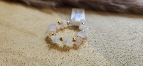 Ring aus Rosenquarz