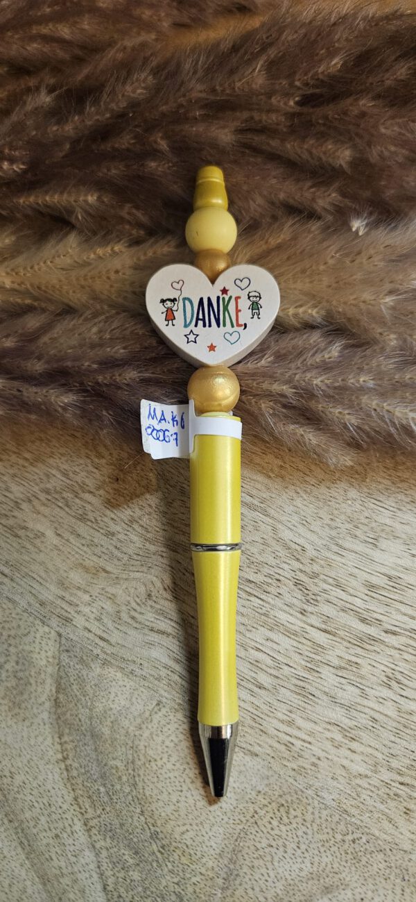 Danke an Erzieher Gelb