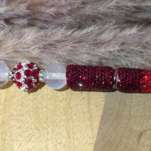 Rot Glitzer mit Farbverlauf