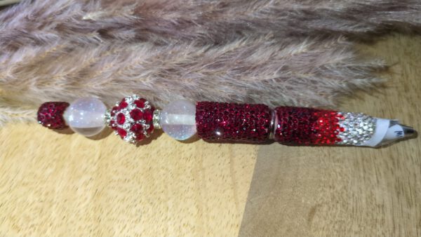 Rot Glitzer mit Farbverlauf