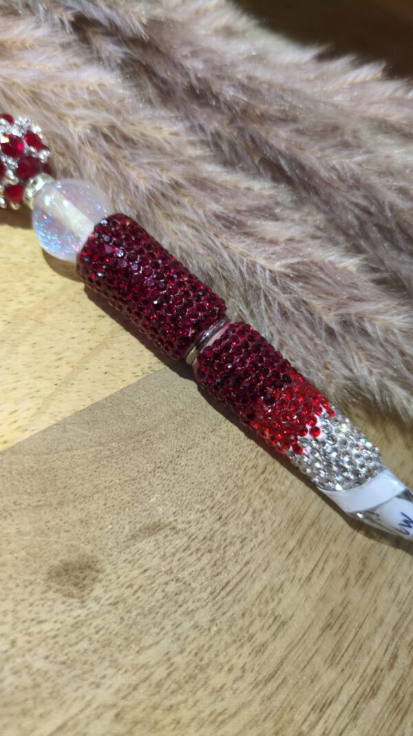 Rot Glitzer mit Farbverlauf – Bild 3