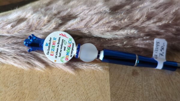 Kugelschreiber Erzieher Blau – Bild 2