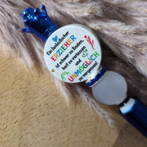 Kugelschreiber Erzieher Blau