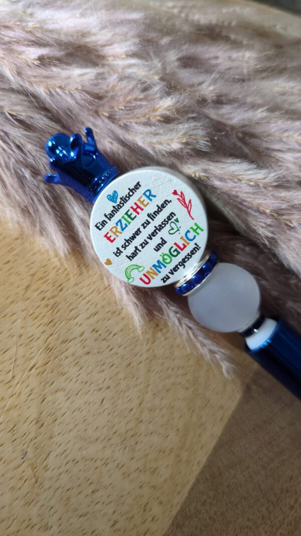 Kugelschreiber Erzieher Blau