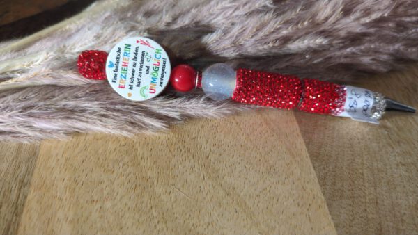 Für die Erzieher rot Glitzer – Bild 3