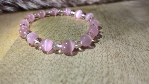Glasperlen in Rosa – Bild 2