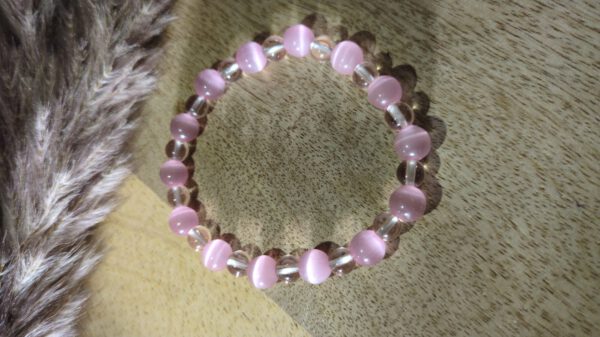 Glasperlen in Rosa – Bild 3