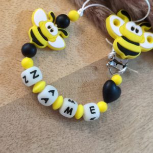 Schnullerkette  Biene