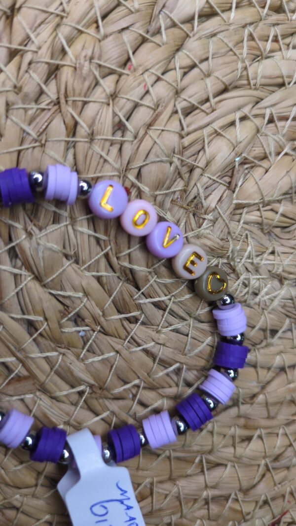 Armband - Lila Love – Bild 3