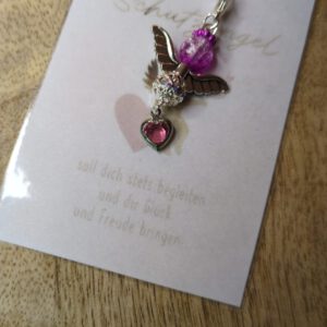 Schutzengel mit Herz Anhänger