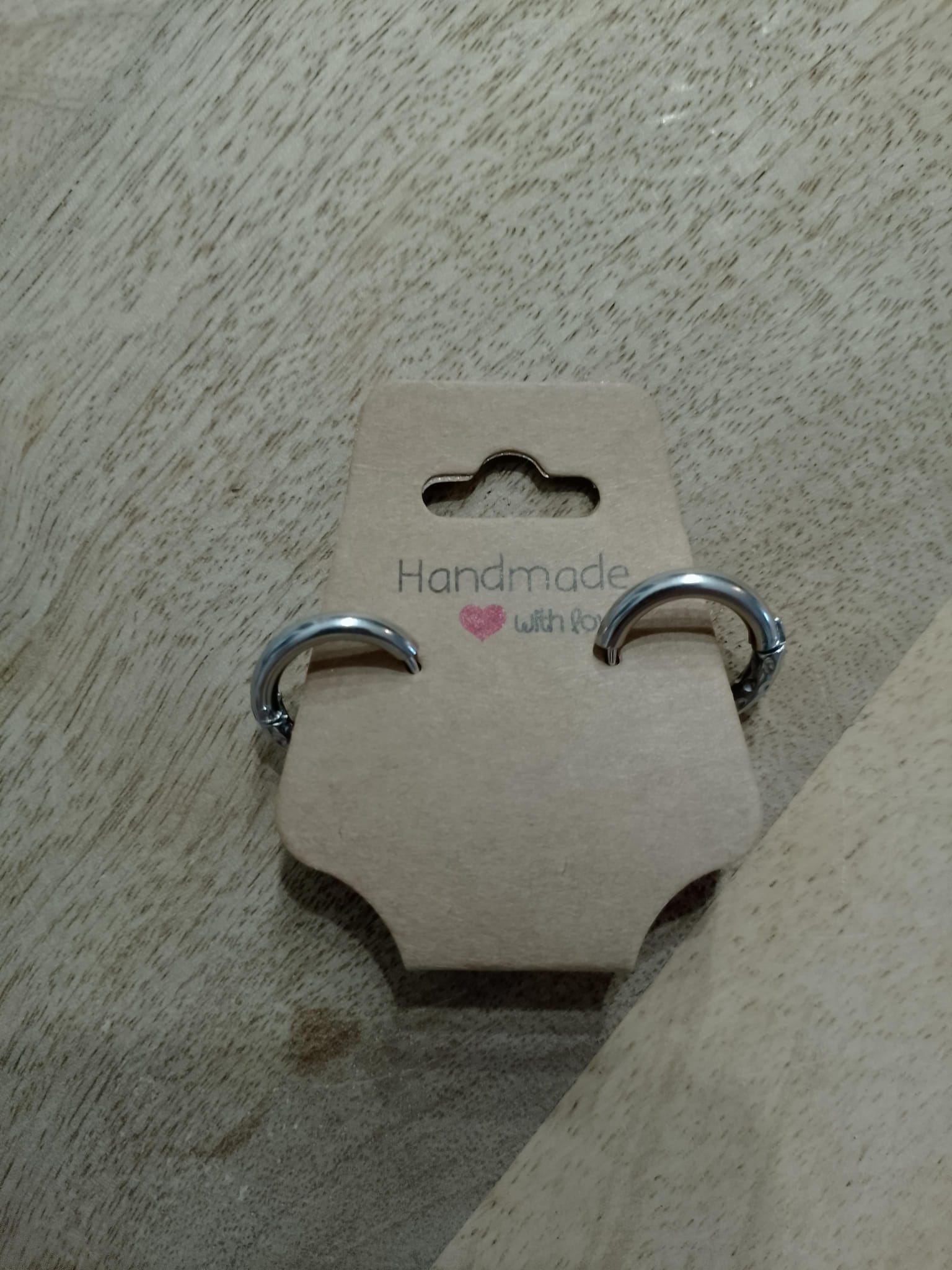 Kleine Creolen silber