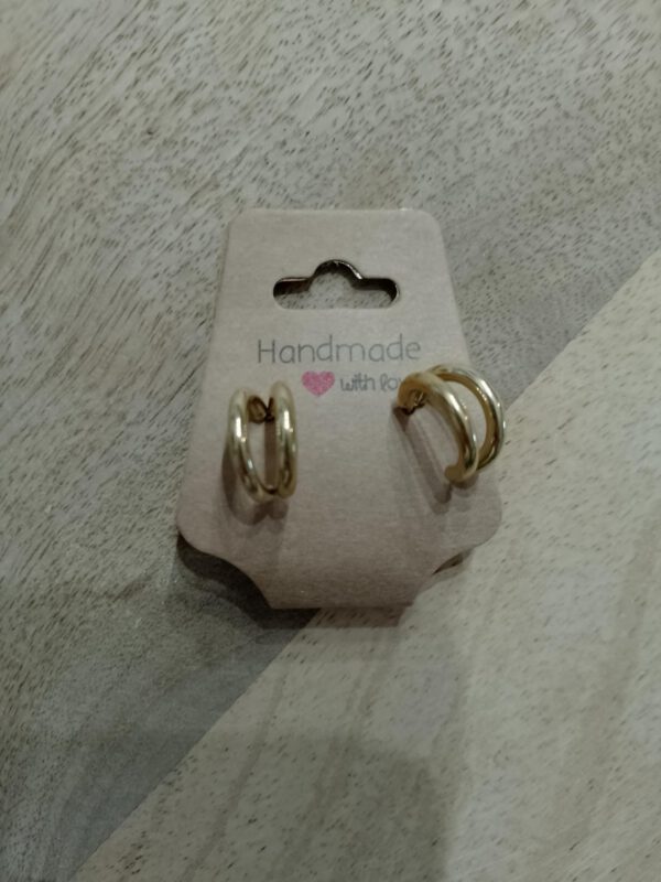 2 Ring Creolen gold