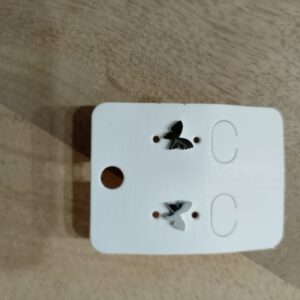 Ohrstecker Schmetterling silber