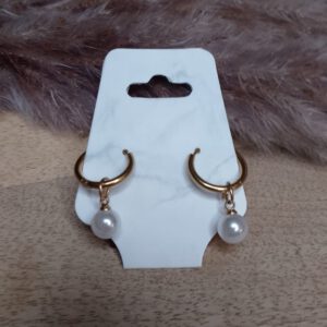Ohringe gold mit Anhänger