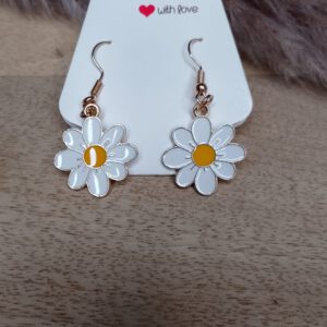 Ohringe mit Blumen Anhänger