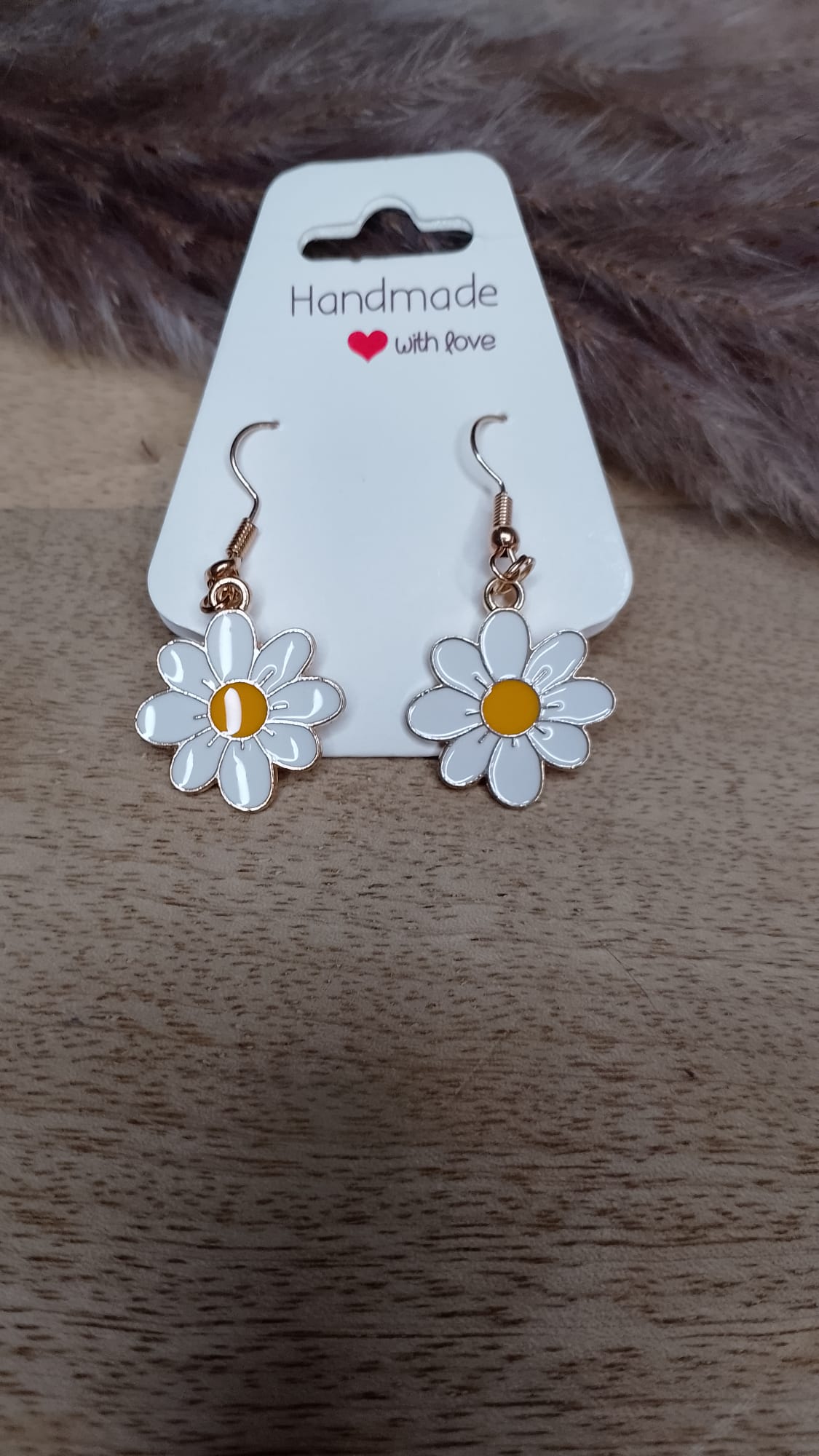 Ohringe mit Blumen Anhänger