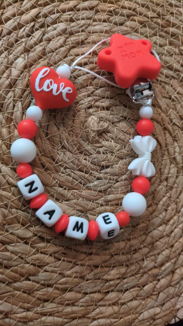 Schnullerkette Liebe – Bild 3