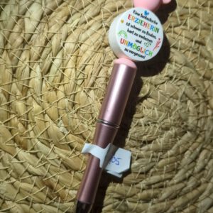 Dankeschön für Erzieher in Rosa -Kugelschreiber