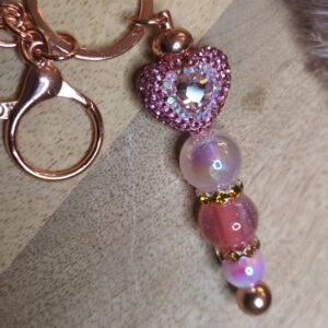 Schlüsselanhänger in rosa/pink