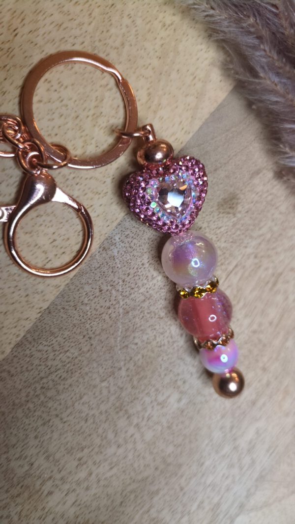 Schlüsselanhänger in rosa/pink