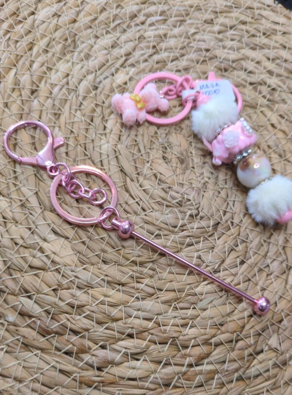 Schlüsselanhänger Rosa