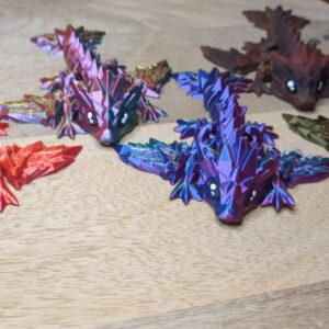 3D Druck Drache KLEIN  (Verschiedene Farben)