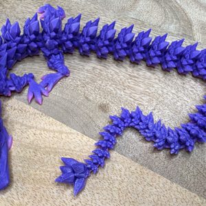 3D Druck Drache Blau/Lila