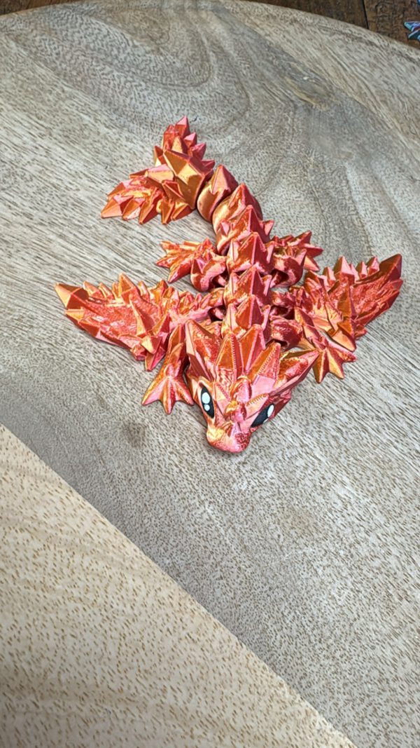 3D Druck Drache KLEIN  (Verschiedene Farben) – Bild 4