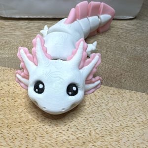 3D Druck Axelottel Weiß