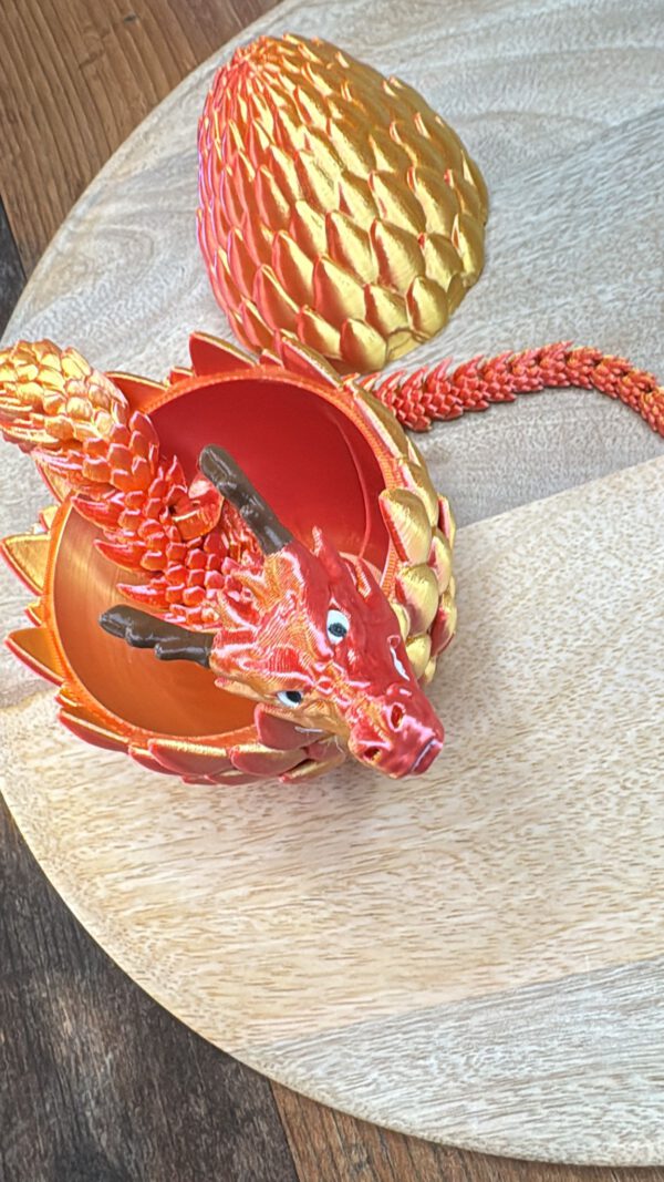 3D Druck Drache mit Ei