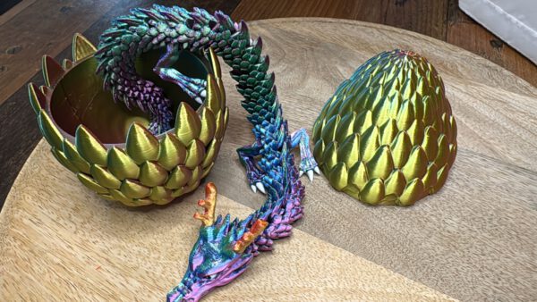 3D Druck Drache mit Ei