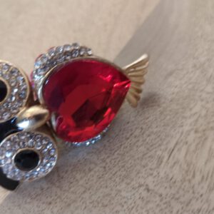 Spezialperle Eule Rot