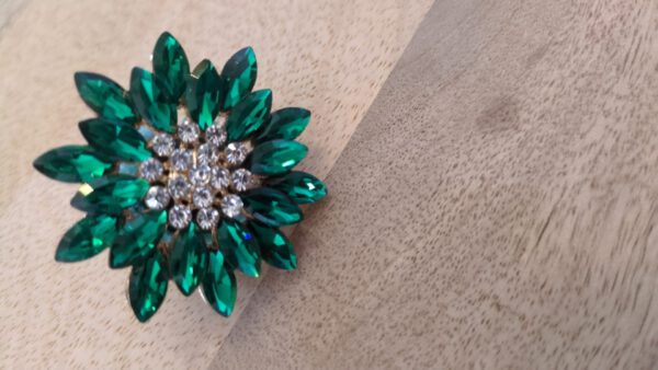 Spezialperle Blume Grün