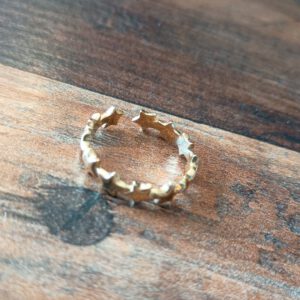 Ring in Gold Sterne