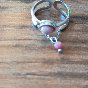 Ring in Silber mit Perlen