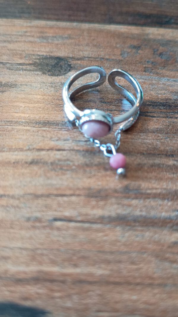 Ring in Silber mit Perlen