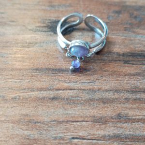 Ring in Silber mit Perlen