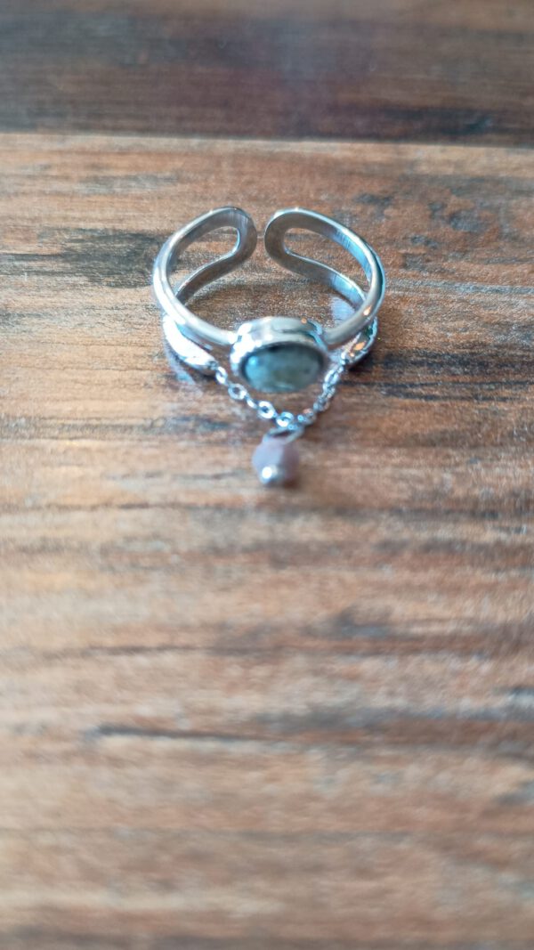 Ring in Silber mit Perlen